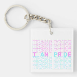 Transgender Pride Acryl Sleutelhanger