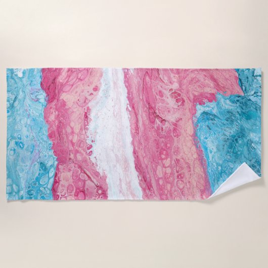 Transgender Pride | Beach Towel Strandlaken (Voorkant)