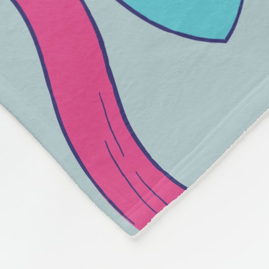 Transgender Pride Bows Fleece Deken (Hoek)