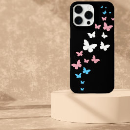 Transgender Pride Butterfly Trail iPhone 16 Pro Max Hoesje