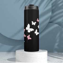 Transgender Pride Butterfly Trail Thermosbeker