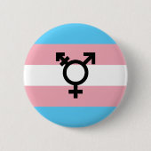 Transgender Pride Button (Voorkant)