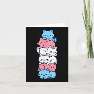 Transgender Pride Cat Lgbt Trans Flag Cute Cats Pi Kaart