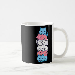 Transgender Pride Cat Lgbt Trans Flag Cute Cats Pi Koffiemok