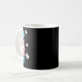 Transgender Pride Cat LGBT Trans Flag Cute Cute Ca Koffiemok (Voorkant links)