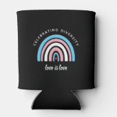 Transgender Pride Celebrity Diversity Love Quote Blikjeskoeler (Achterkant)