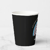 Transgender Pride Celebrity Diversity Love Quote Papieren Bekers (Rechts)