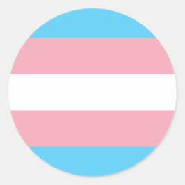 Transgender Pride Circle Sticker