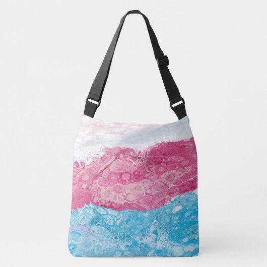 Transgender Pride Crossbody Tas (Voorkant)