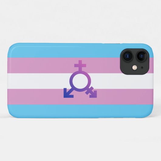 Transgender Pride en Symbool Case-Mate iPhone Case (Achterkant (horizontaal))