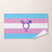 Transgender Pride en Symbool Handdoek (Handdoek)