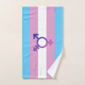 Transgender Pride en Symbool Handdoek (Handdoek)