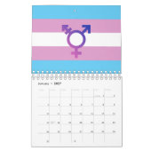 Transgender Pride en Symbool Kalender (Jan 2027)