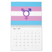Transgender Pride en Symbool Kalender (Mar 2027)