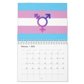 Transgender Pride en Symbool Kalender (Feb 2026)