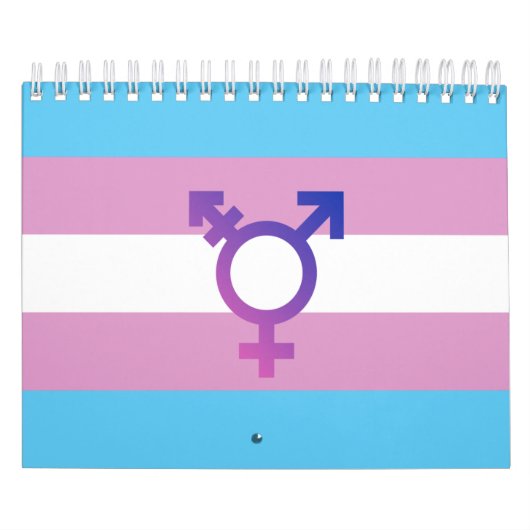 Transgender Pride en Symbool Kalender (Hoes)