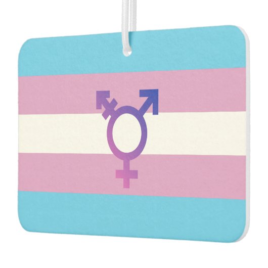 Transgender Pride en Symbool Luchtverfrisser (Links)
