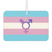 Transgender Pride en Symbool Luchtverfrisser (Voorkant)