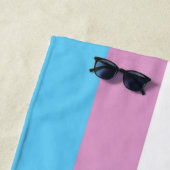 Transgender Pride en Symbool Strandlaken (In situ)