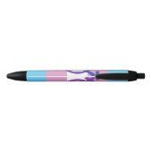 Transgender Pride en Symbool Zwarte Inkt Pen (Achterkant)