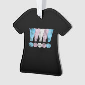 Transgender Pride Exclamatiepunten Ornament (voorkant)