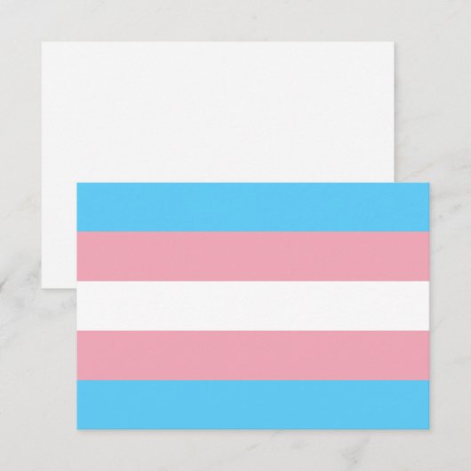 Transgender Pride Flag (Voorkant / Achterkant)