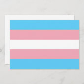 Transgender Pride Flag (Voorkant / Achterkant)