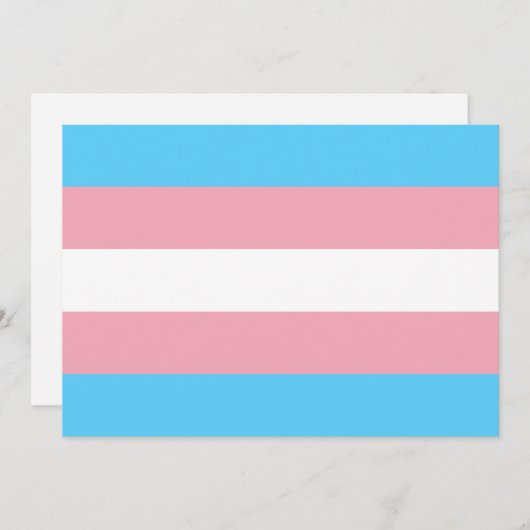 Transgender Pride Flag (Voorkant / Achterkant)