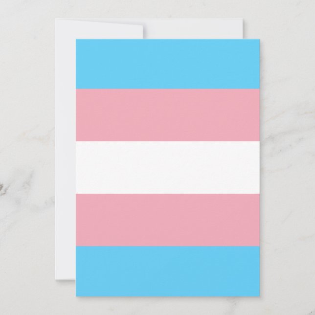 Transgender Pride Flag (Voorkant)