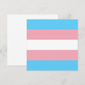 Transgender Pride Flag (Voorkant / Achterkant)