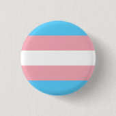 Transgender Pride Flag Badge Ronde Button 3,2 Cm (Voorkant)