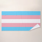Transgender Pride Flag Badhanddoek (Badhanddoek)