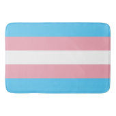 Transgender Pride Flag Badmat (Voorkant)