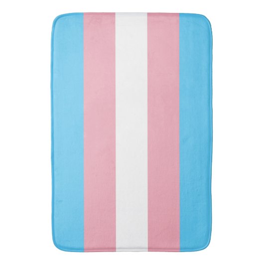 Transgender Pride Flag Badmat (Voorkant Verticaal)