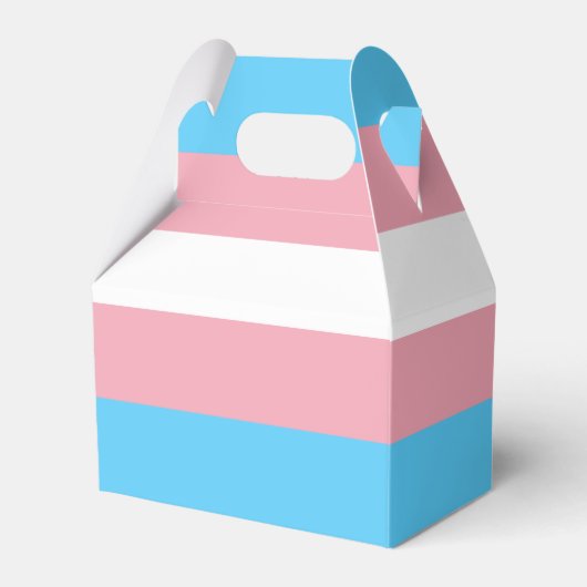 Transgender Pride Flag Bedankdoosjes (Voorkant Zijde)