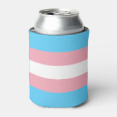 Transgender Pride Flag Blikjeskoeler (Blikje Voorkant)