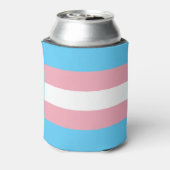 Transgender Pride Flag Blikjeskoeler (Blikje Achterkant)