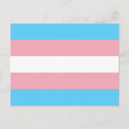 Transgender Pride Flag Briefkaart (Voorkant)