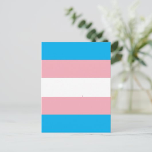 Transgender Pride Flag Briefkaart (Staand voorkant)