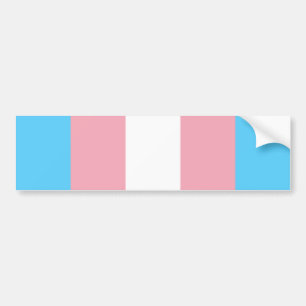 Transgender Pride Flag Bumpersticker