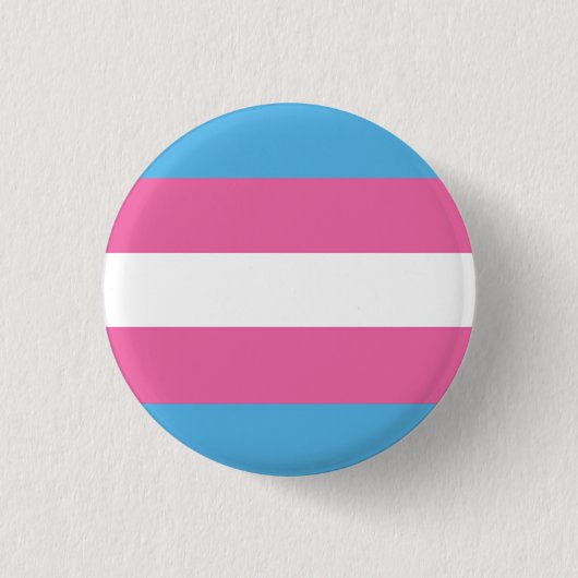 Transgender Pride Flag Button (Voorkant)