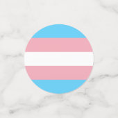 Transgender Pride Flag Confetti (Kleine voorkant)