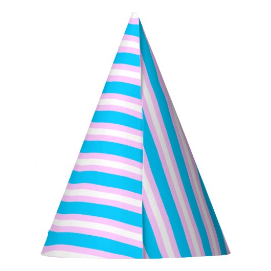 Transgender Pride Flag Feesthoedjes (Achterkant)