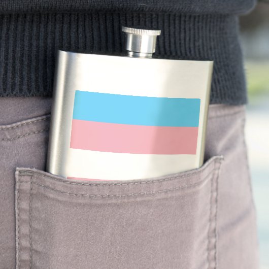 Transgender Pride Flag Flacon (Voorbeeld)