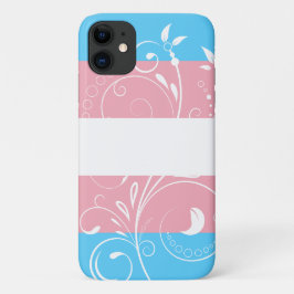 Transgender Pride Flag Floral Bloom Case-Mate iPhone Case
