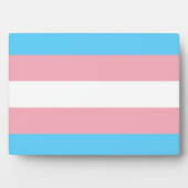Transgender Pride Flag Fotoplaat (voorkant)
