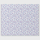 Transgender Pride Flag Hearts Wrapping Paper Cadeaupapier (Vlak)