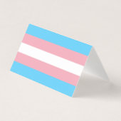 Transgender Pride Flag Kaart (Voorkant)
