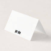 Transgender Pride Flag Kaart (Achterkant)