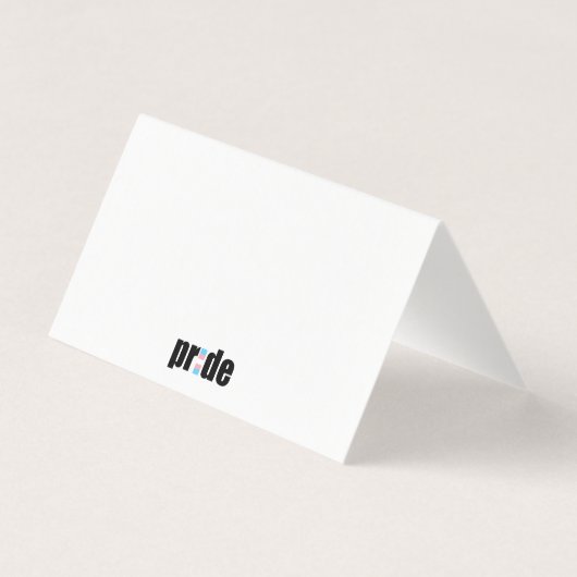 Transgender Pride Flag Kaart (Achterkant)